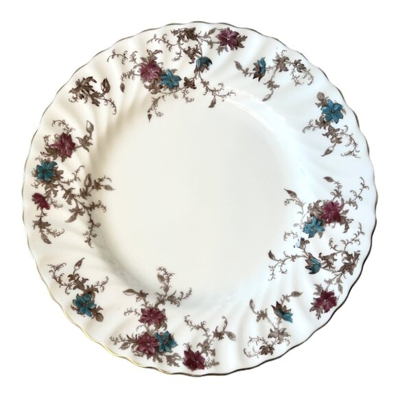 Set of 4 - Vintage Minton England "Ancestral" Bone China 8" Side Plates - 1950s - Picture 1 of 4